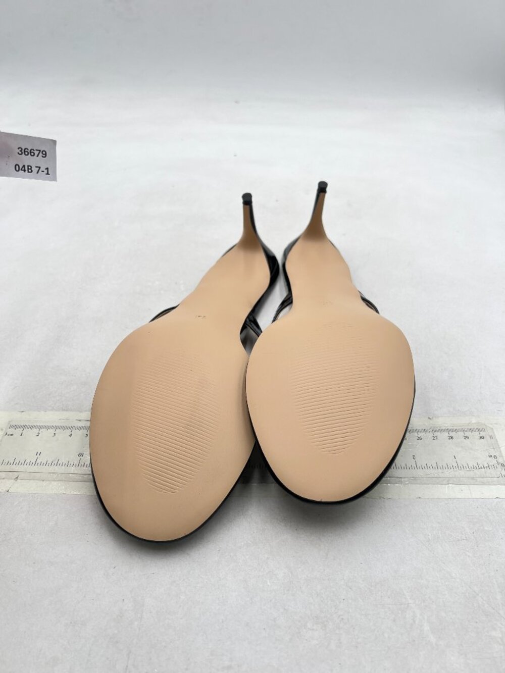 Pazzion Black Flip Flops Open Toe Mid Heels Thong Sandals Casual Daily Shoe - Picture 6 of 7